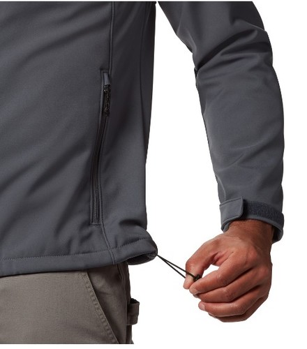 מעיל סופטשל לגברים Ascender Softshell Graphite