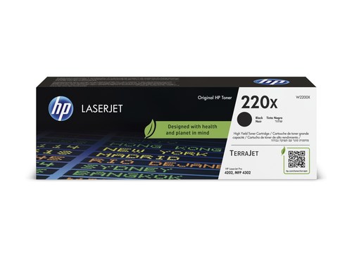 טונר HP מקורי HP 220X Black Toner