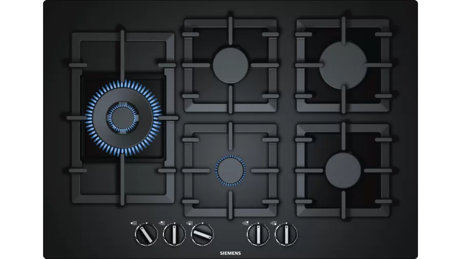 כיריים גז 5 להבות בישול Siemens StepFlame EP7A6SB95Y FlameSelect