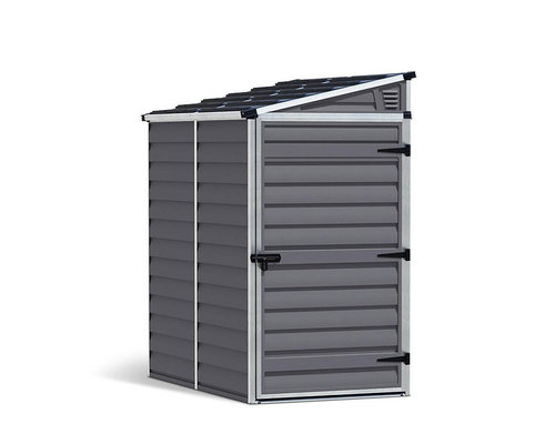 מחסן גינה Skylight אפור גג חד שיפועי 1.2x1.8