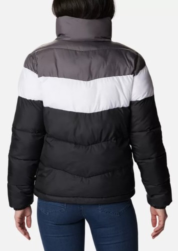 מעיל מבודד לנשים PUFFECT COLOR BLOCKED Black/White 