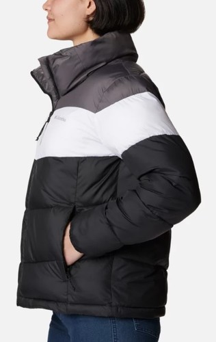 מעיל מבודד לנשים PUFFECT COLOR BLOCKED Black/White 