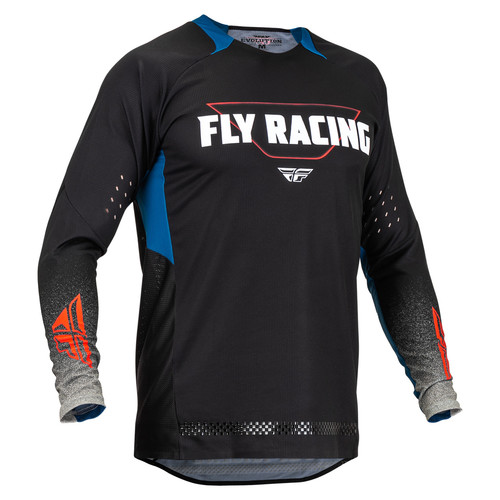 חליפת פליי שחור / אפור / כחול - FLY RACING EVOLUTION DST V23