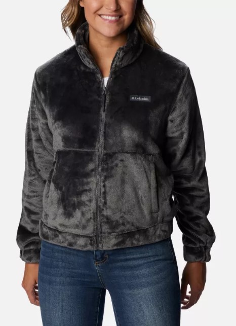מעיל פליז לנשים Fireside Full Zip Shark