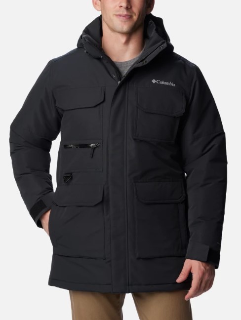 מעיל מבודד אטום לגברים Landroamer™ Parka Black
