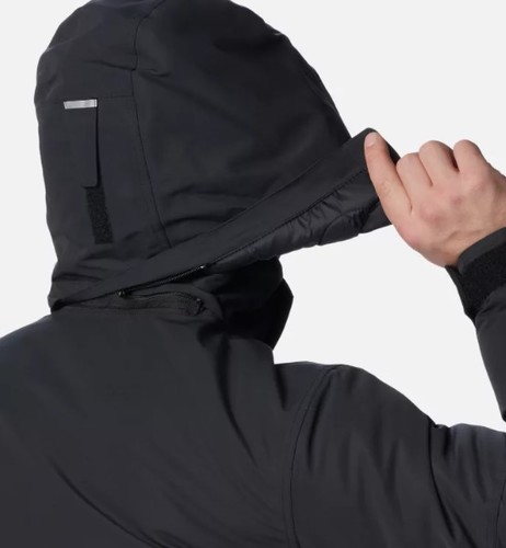 מעיל מבודד אטום לגברים Landroamer™ Parka Black