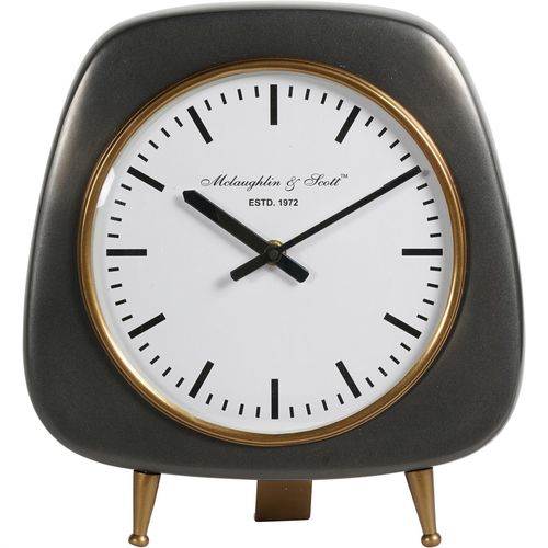 שעון שולחן טרפז גדול על רגליים דקות Table Clock