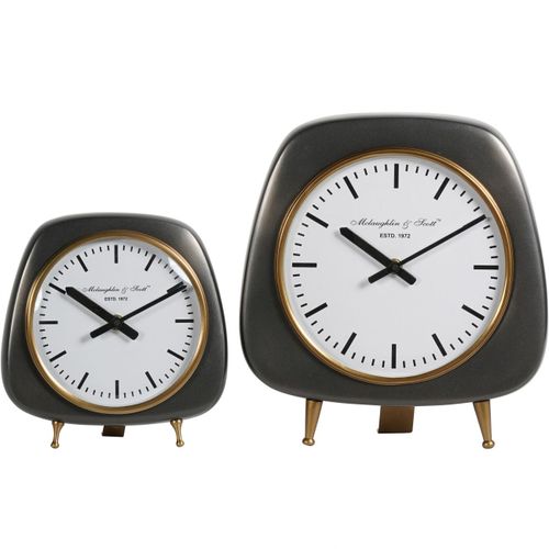 שעון שולחן טרפז גדול על רגליים דקות Table Clock
