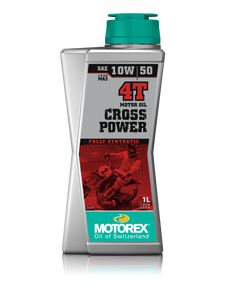 שמן מנוע מוטורקס 4 פעימות 10W50 נפח 1 ליטר - MOTOREX CROSS POWER 4T