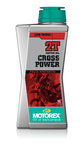 שמן מנוע 2 פעימות מוטורקס נפח 1 ליטר - MOTOREX CROSS POWER 2T