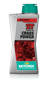 שמן מנוע 2 פעימות מוטורקס נפח 1 ליטר - MOTOREX CROSS POWER 2T