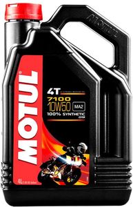 שמן מנוע 4 פעימות 10W50 מוטול 4 ליטר - MOTUL 7100