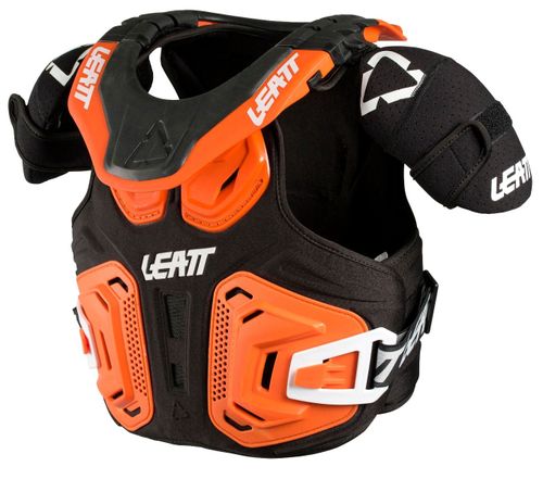 מגן גוף ילדים ליט שחור / כתום - LEATT FUSION 2.0 JR