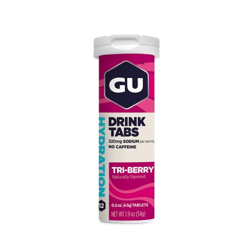 טבליות משקה מלחים גו בטעם פירות יער - GU ENERGY DRINK TABS TRI BERRY