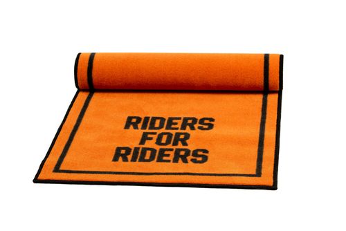 שטיח כתום לאופנוע RIDERS FOR RIDERS 