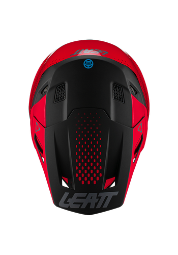 קסדת ליט 8.5 אדום כולל משקפי אבק - LEATT MOTO 8.5 HELMET RED