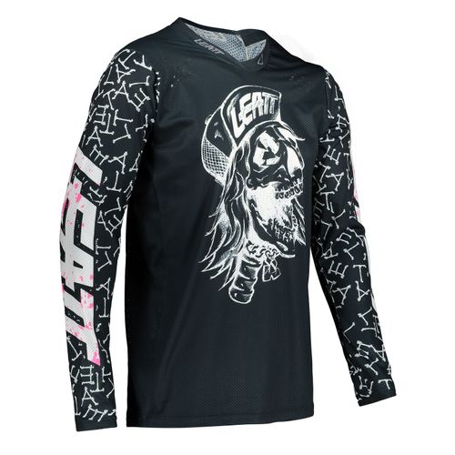 חליפת ליט 4.5 שחור/לבן -  LEATT MOTO 4.5 LITE SKULL