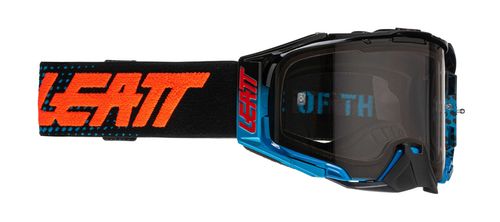 משקפי אבק ליט שחור / כחול -  LEATT VELOCITY 6.5 NEON BLURINGE