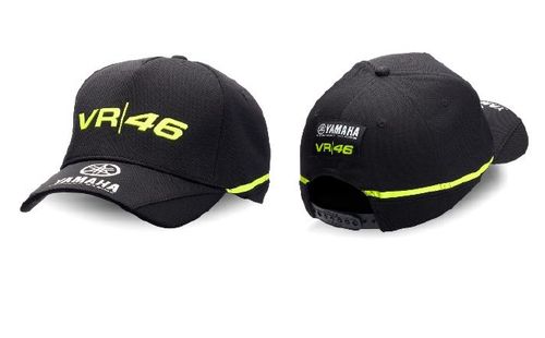 כובע ימאהה שחור - YAMAHA RACING VR46 CAP