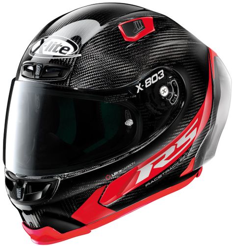 קסדת אקס לייט שחור / אדום X-LITE X803 RS HOT LAP 