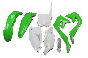 סט פלסטיקה מלא לאופנוע צבע מקורי UFO PLATSIC KIT KAWASAKI KXF450 2019-2021