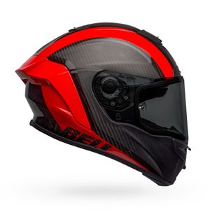 קסדת בל רייס סטאר שחור / אדום  - BELL RACE STAR DLX FLEX