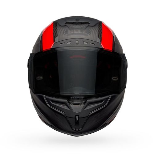 קסדת בל רייס סטאר שחור / אדום  - BELL RACE STAR DLX FLEX
