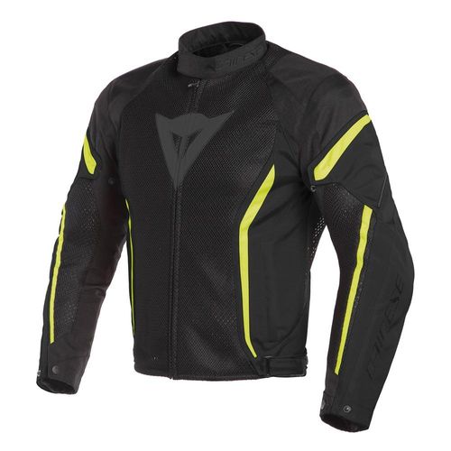 מעיל קיץ שחור / צהוב - DAINESE AIR CRONO 2 AIR TEX