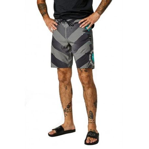 בגד ים פוקס אפור / תכלת - FOX MAWLR BOARDSHORT