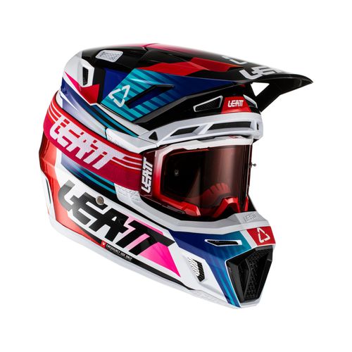 קסדת ליט 8.5 כולל משקפי אבק רויאל -LEATT MOTO 8.5 ROYAL V22 
