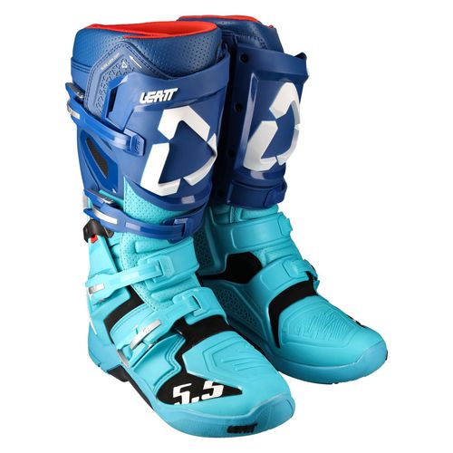 מגף רכיבה ליט תכלת - LEATT BOOTS GPX 5.5 AQUA V22