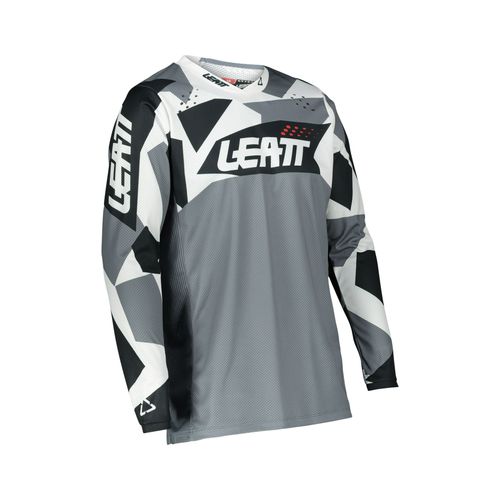 חליפת ליט 4.5 אפור / לבן  -  LEATT MOTO 4.5 LITE CAMO V22