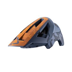 קסדת אול מאונטיין לאופניים ליט אפור / כתום -  LEATT MTB ALL MOUNTAIN 4.0 RUST V22