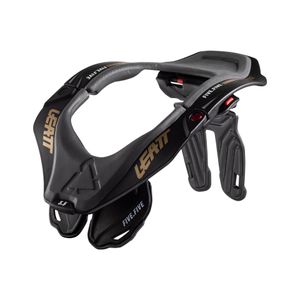 מגן צוואר ליט 5.5 שחור / זהב - LEATT NECK BRACE GPX 5.5 STEALTH V22