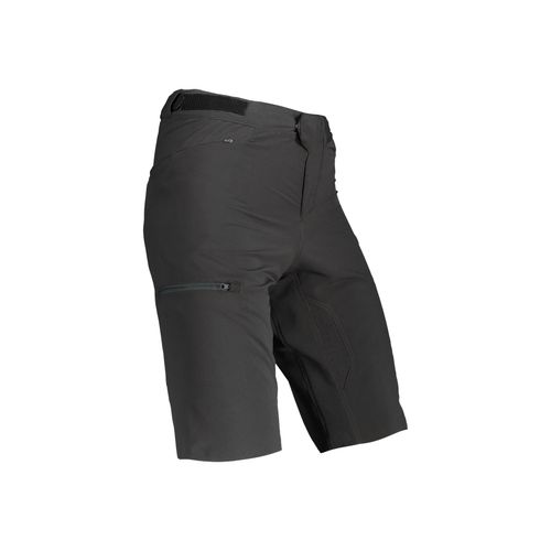 מכנס רכיבה קצר ליט שחור - LEATT MTB TRAIL 1.0 BLACK V21