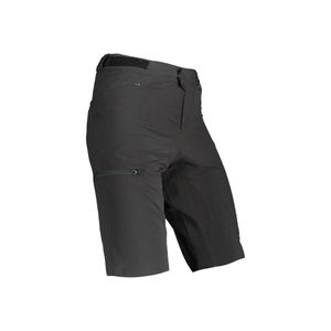 מכנס רכיבה קצר ליט שחור - LEATT MTB TRAIL 1.0 BLACK V21