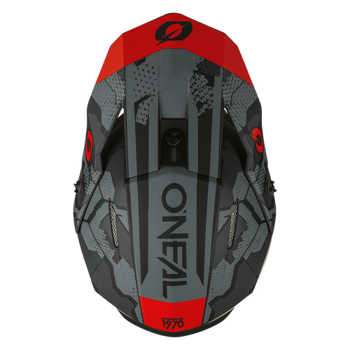 קסדת אוניל שחור / אדום - ONEAL 3SRS CAMO V22