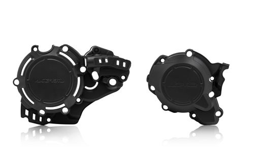 מגני קייסים אצ'רביס שחור לאופנועי ACERBIS X POWER GAS GAS 2T 2020-2023 