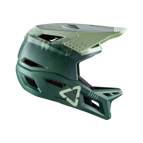 קסדת אינדורו מלאה לאופניים ליט ירוק -  LEATT MTB 4.0 IVY V22