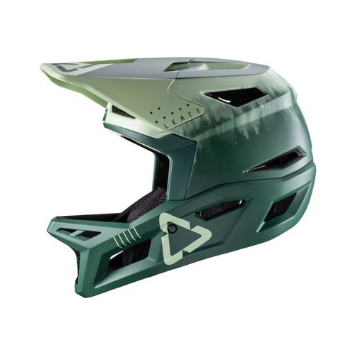 קסדת אינדורו מלאה לאופניים ליט ירוק -  LEATT MTB 4.0 IVY V22