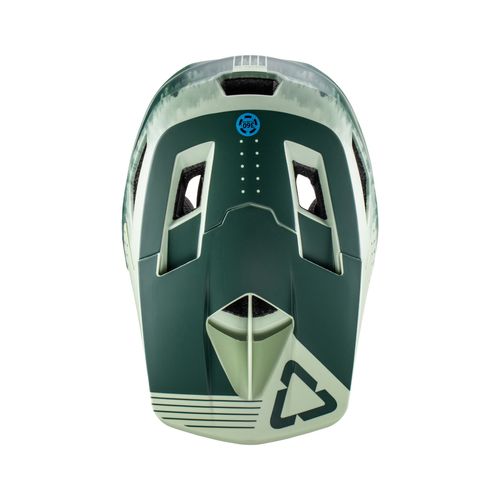 קסדת אינדורו מלאה לאופניים ליט ירוק -  LEATT MTB 4.0 IVY V22