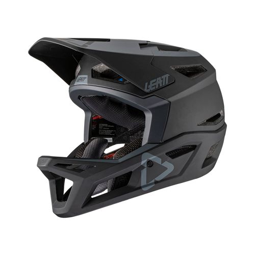 קסדת אינדורו מלאה לאופניים ליט שחור -  LEATT MTB 4.0 BLACK V22