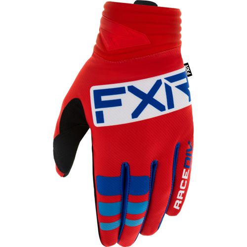כפפות רכיבה אף אקס אר אדום / כחול FXR PRIME