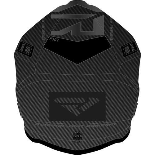 קסדת אפ אקס אר הליום קרבון שחור/אפור FXR HELIUM CARBON ALLOY V22
