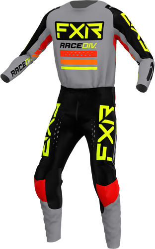 חליפת אף אקס אר קלאצ' פרו אפור / שחור FXR CLUTCH PRO 