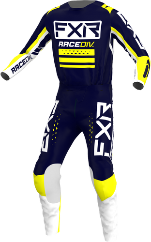 חליפת אף אקס אר קלאצ' כחול / צהוב FXR CLUTCH PRO 