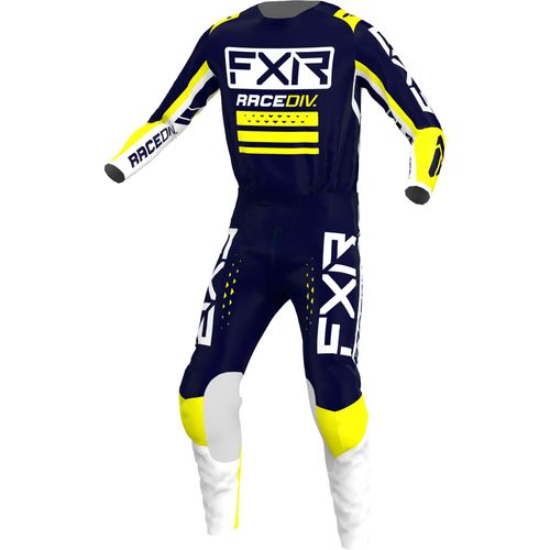 חליפת ילדים אף אקס אר צהוב / כחול FXR CLUTCH PRO YTH