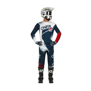 חליפת אוניל כחול / לבן - ONEAL ELEMENT RACERWEAR V22 