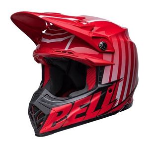קסדת בל שחור / אדום  - BELL MOTO FLEX9S SPRINT