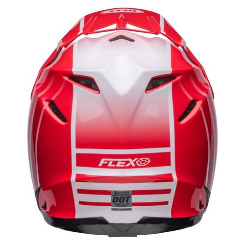 קסדת בל שחור / אדום  - BELL MOTO FLEX9S SPRINT